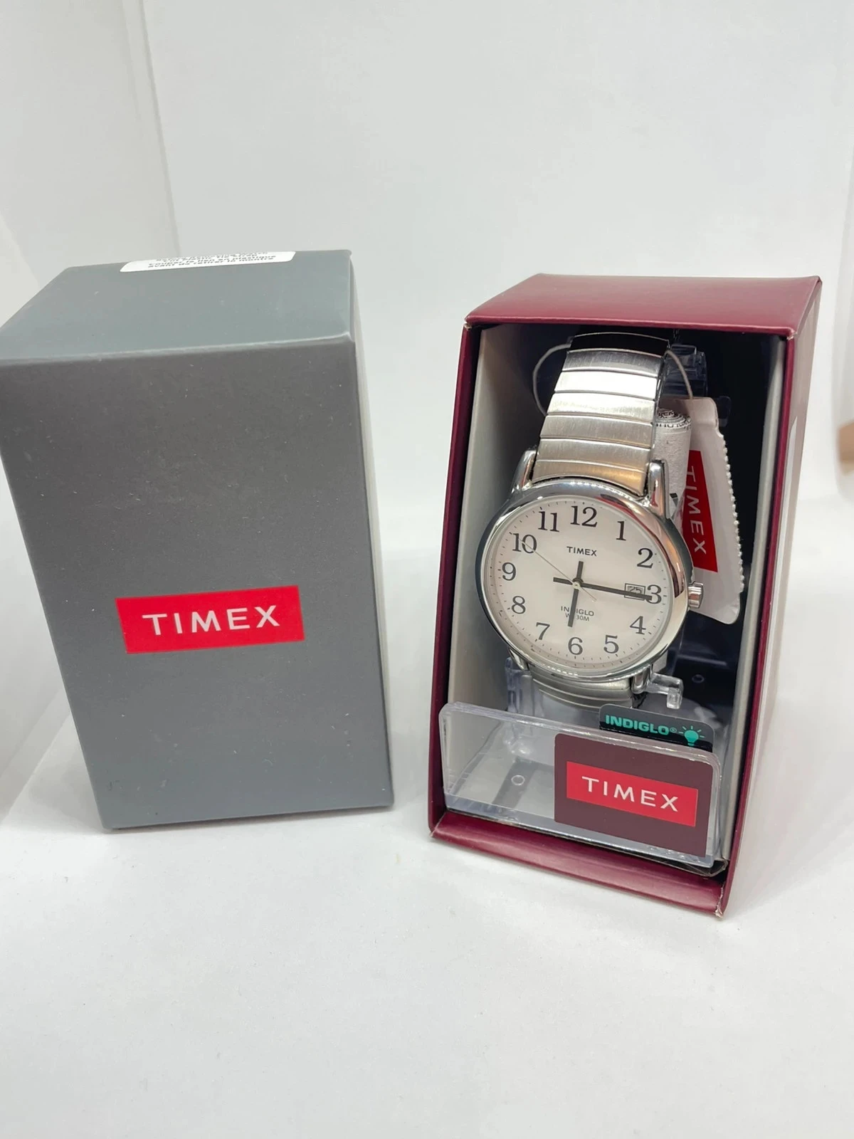 Reloj TIMEX Indigo, original nuevo con caja | Acero inoxidable, luz nocturna, modelo WR 30M – photo 19